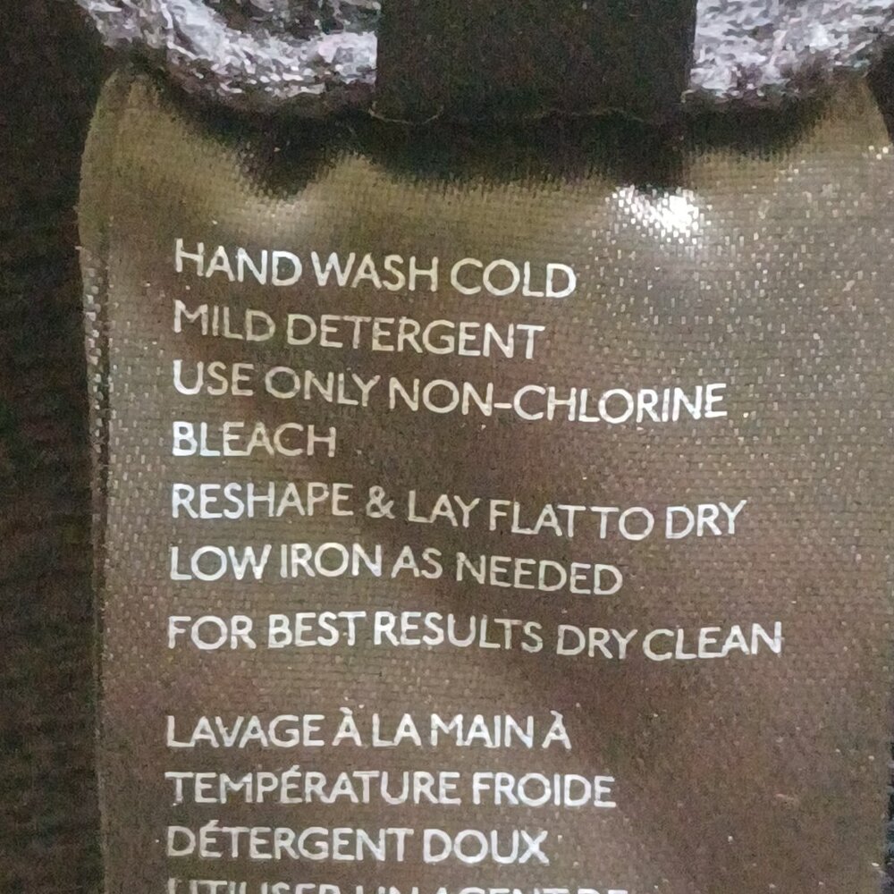 EUC Free People "Switch it Up" Navy Blue Thermal Crochet Knit Top Size Large - Picture 9 of 10